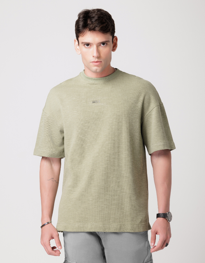CAMISETA OVERSIZED TEXTURIZADA SWEAT