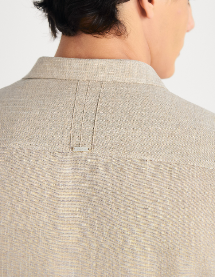 CAMISA MANGA CURTA LISA LINEN I