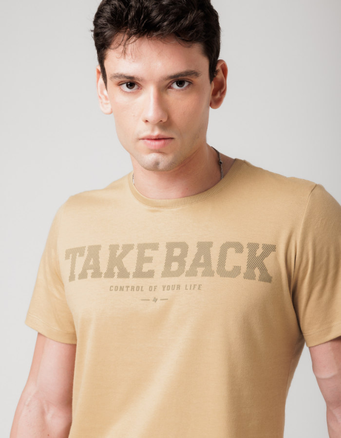 CAMISETA MANGA CURTA ESTAMPADA ESSENCE