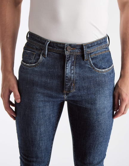 CALÇA JEANS SKINNY HELLER DARK