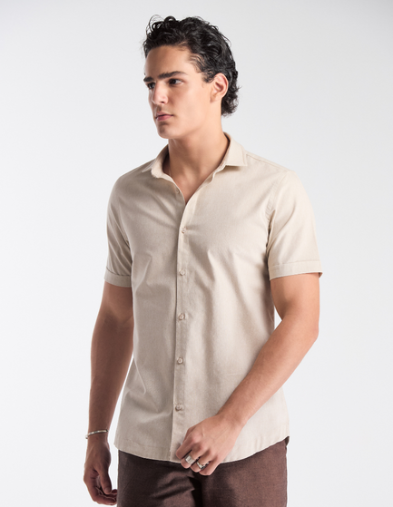 CAMISA MANGA CURTA LISA PANA IV