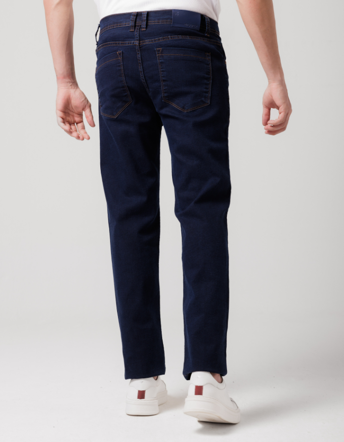 CALÇA JEANS RETA- ESCURA 0125030