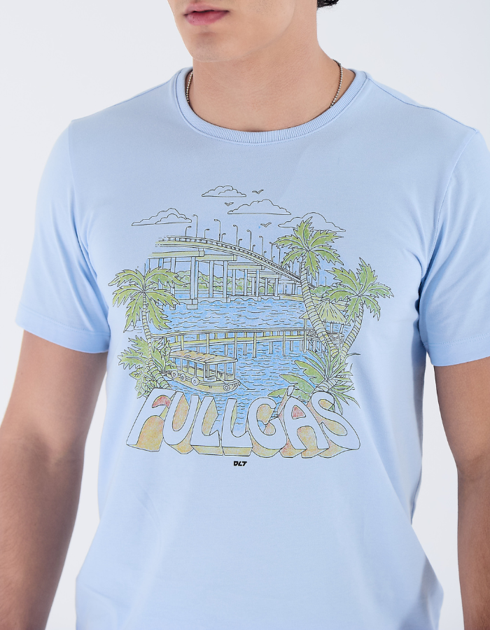 CAMISETA MANGA CURTA ESTAMPADA ESSENCE