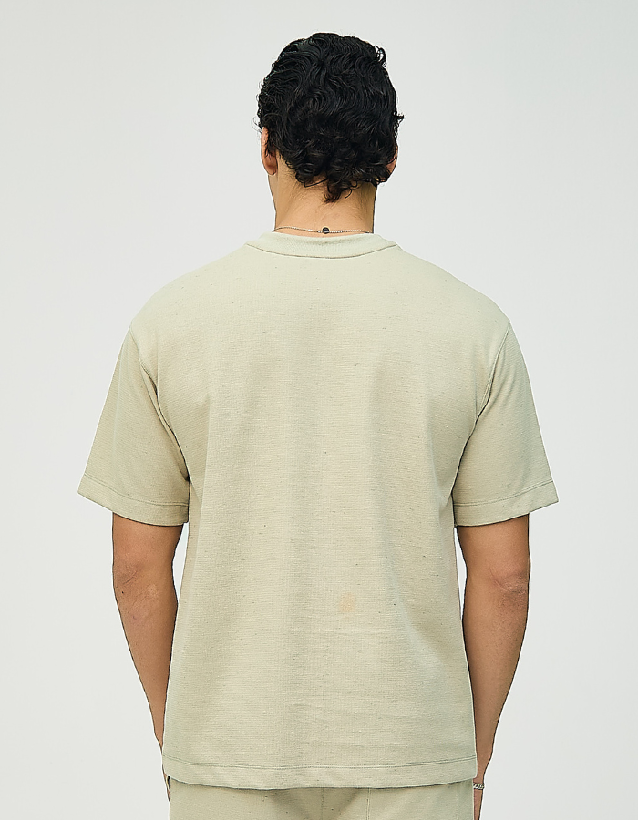CAMISETA OVERSIZED TEXTURIZADO LINEN