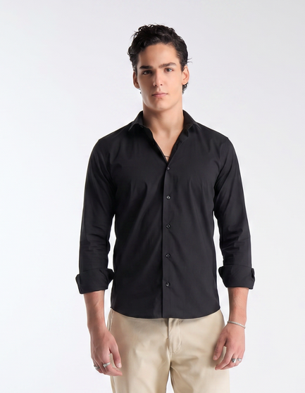 CAMISA MANGA LONGA DE MALHA