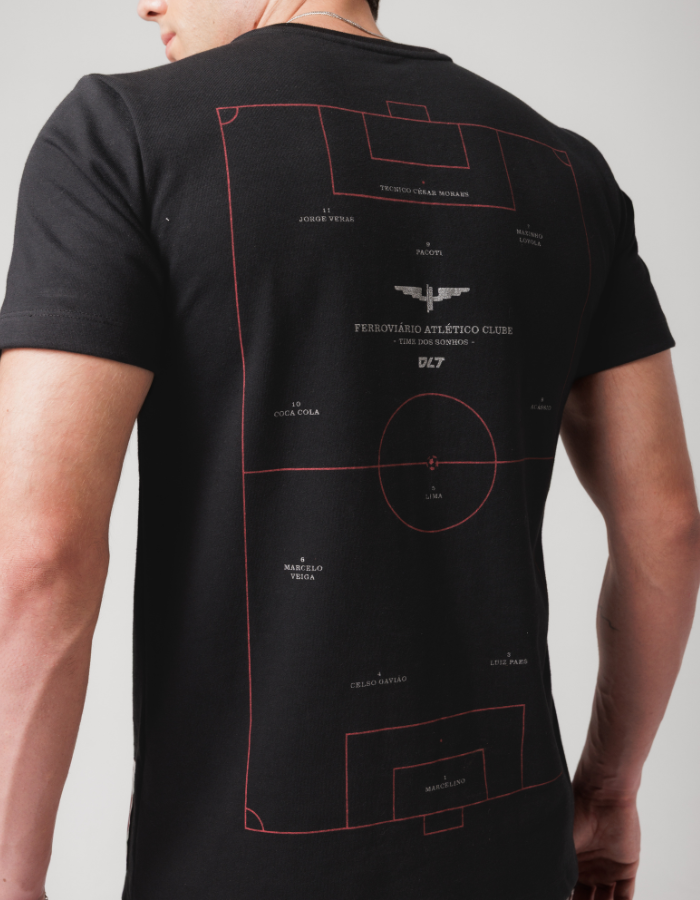 CAMISETA MANGA CURTA ESTAMPADO COLLAB FAC