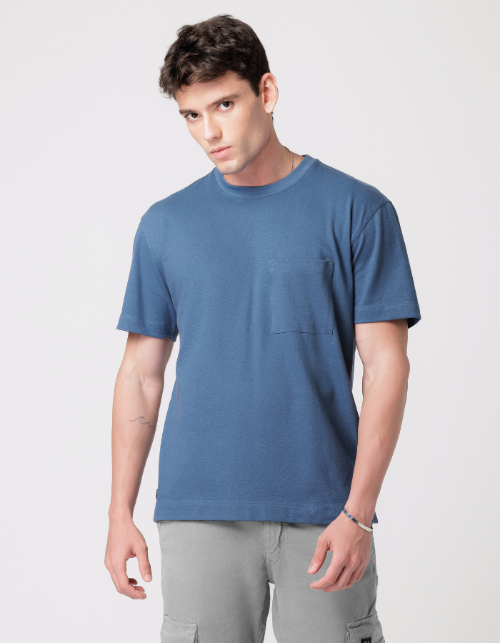 CAMISETA REGULAR LISA CREPE