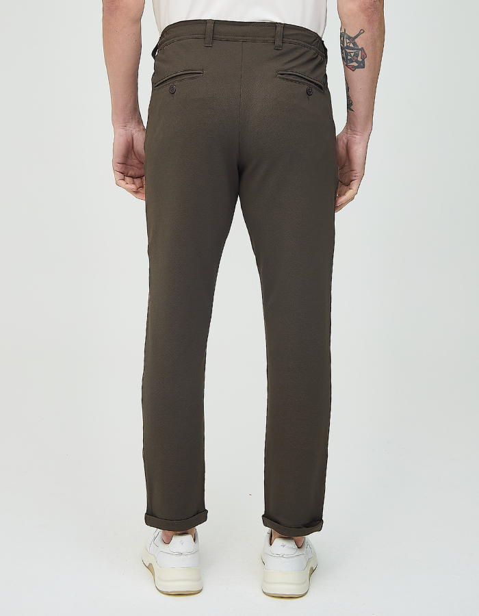 CALÇA DE MALHA ALFAIATARIA CÓS ELASTICO