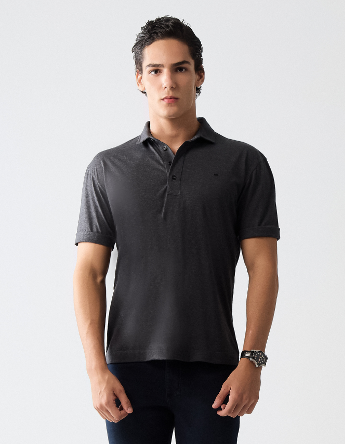 POLO MANGA CURTA LISA DENVER