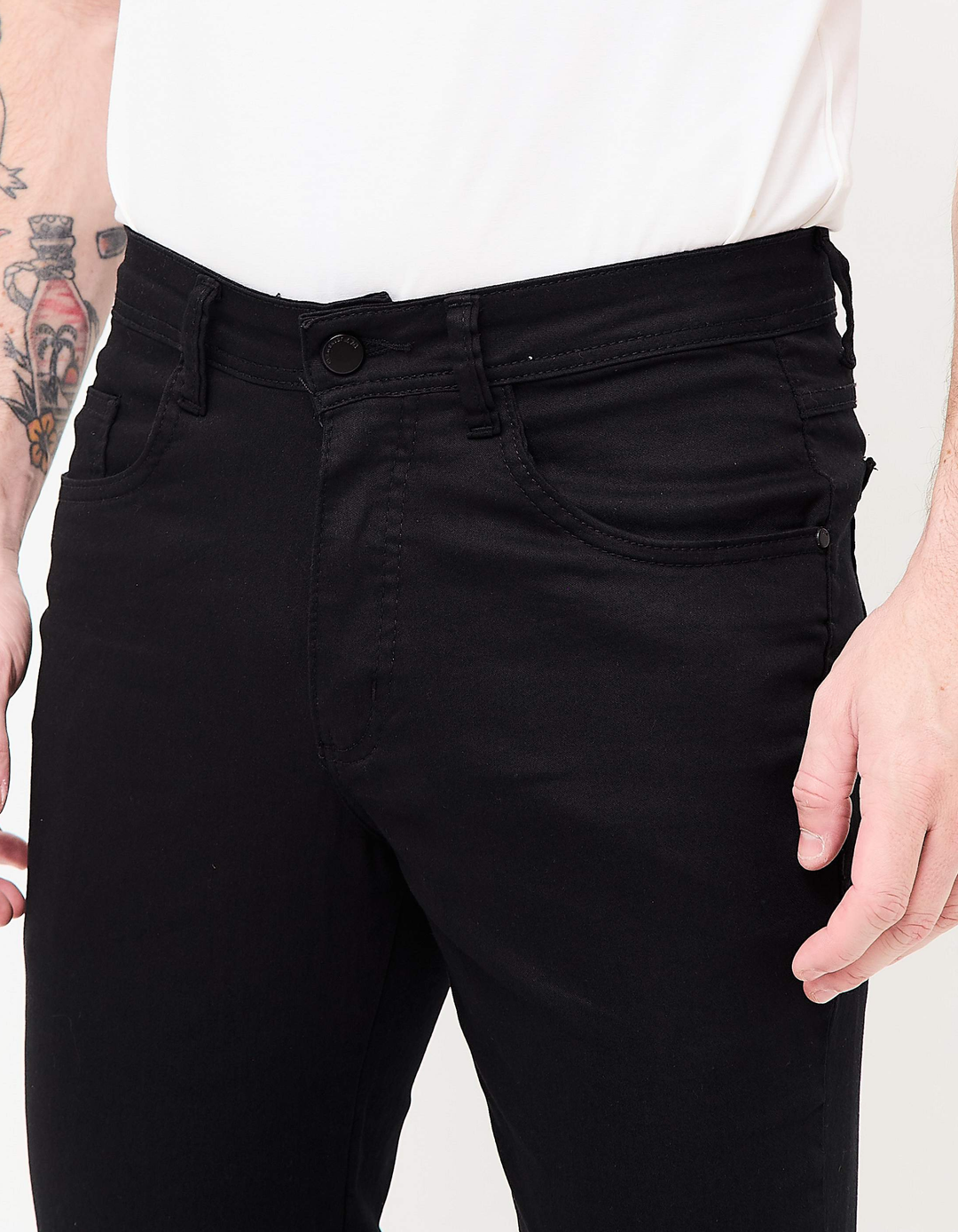 CALÇA BASIC SARJA BLACK
