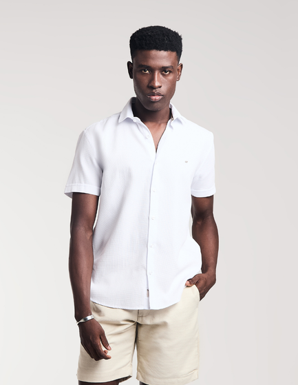 CAMISA MANGA CURTA TEXTURIZADA DONATO III