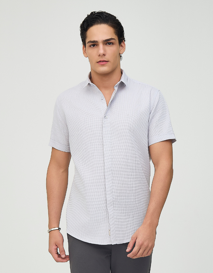 CAMISA MANGA CURTA TEXTURIZADA DONATO II