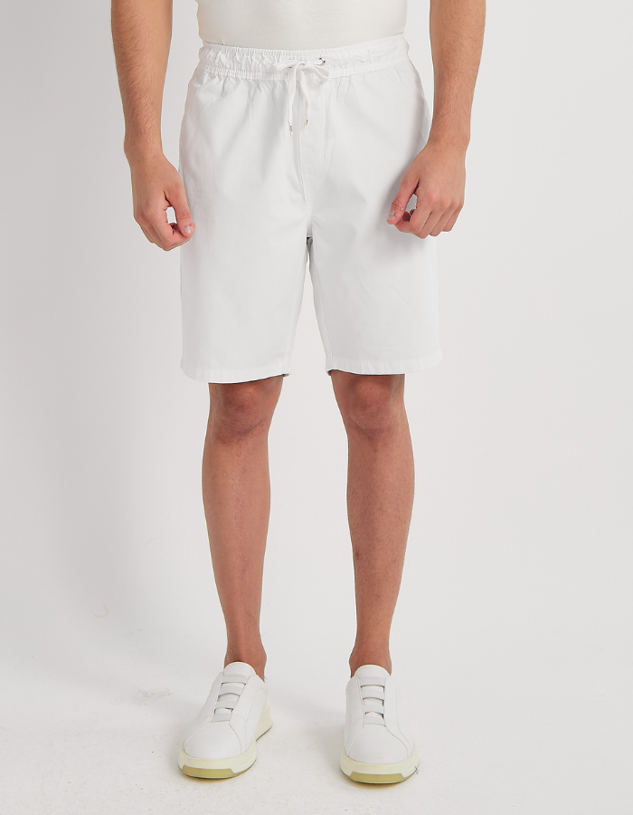 BERMUDA BASIC SARJA COM ILHOS