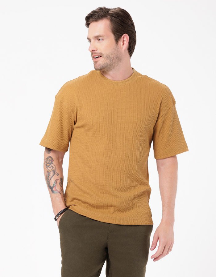 CAMISETA OVERSIZED TEXTURIZADA