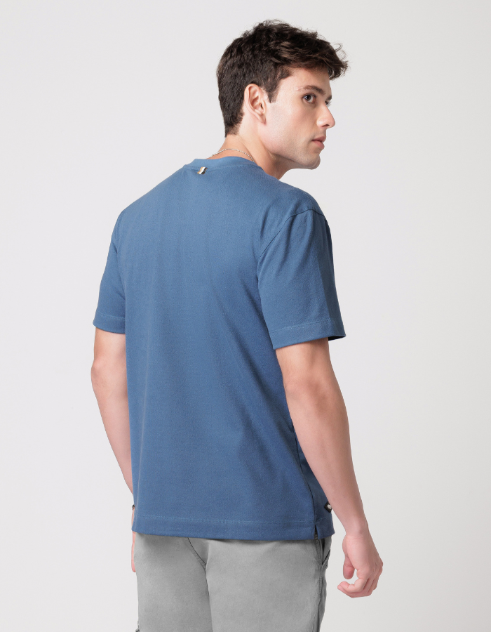 CAMISETA REGULAR LISA CREPE