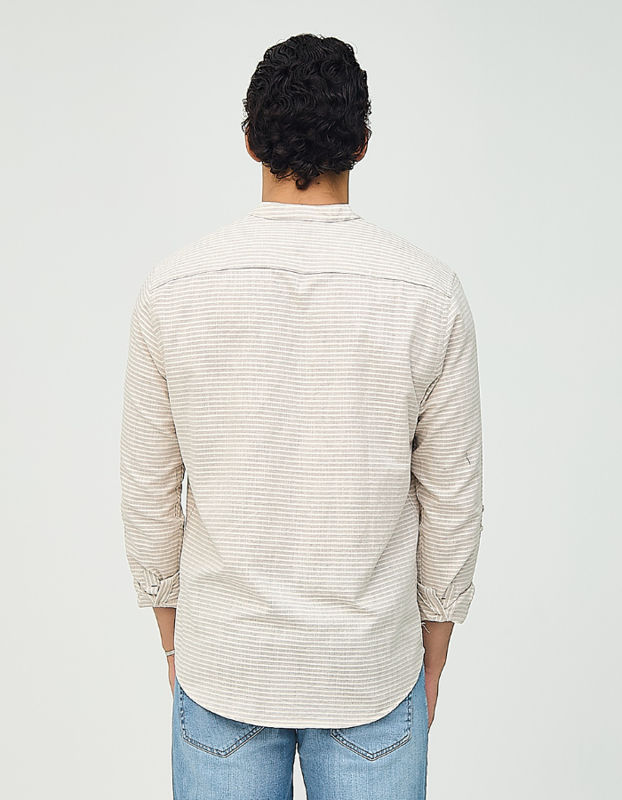 CAMISA MANGA LONGA LISTRADA SANTORINI