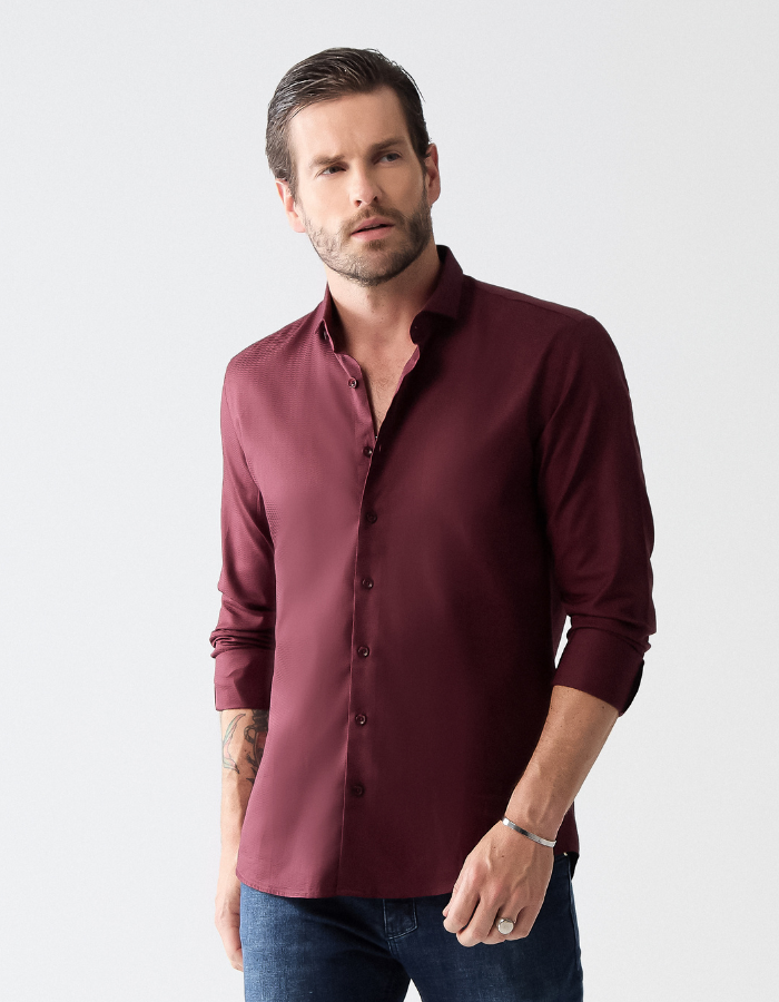 CAMISA MANGA LONGA LISA ALGODAO I
