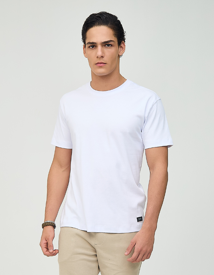 CAMISETA REGULAR LISA SUEDINE