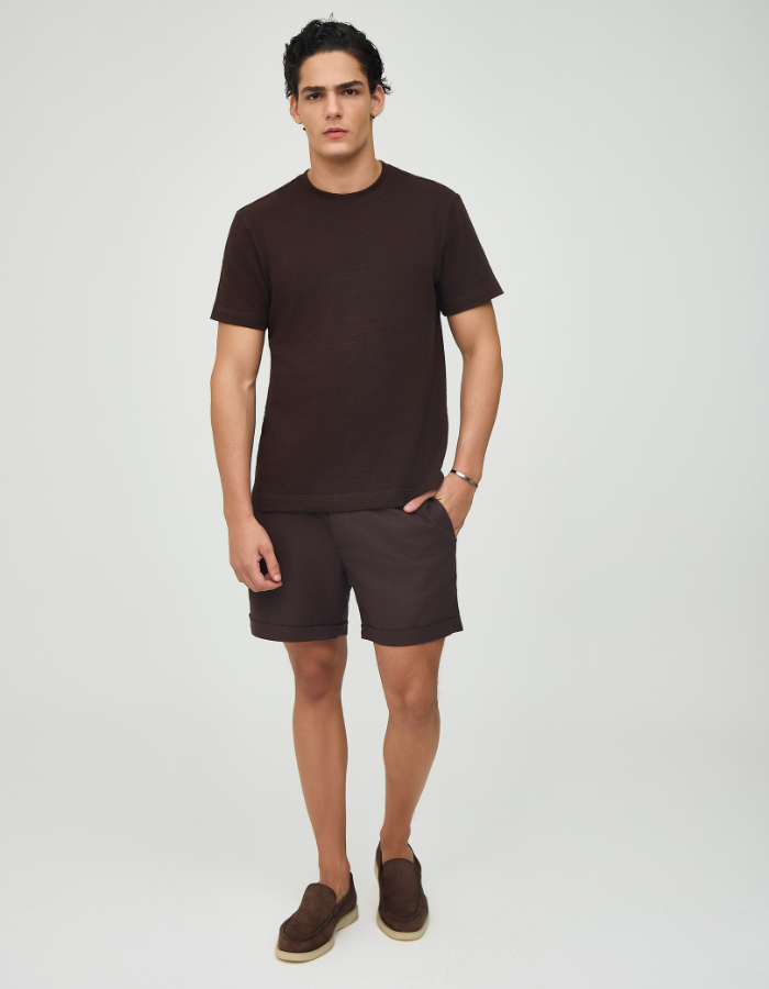 BERMUDA ALFAIATARIA LISO LIMA