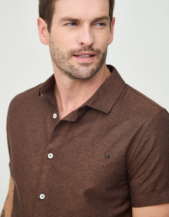 CAMISA MANGA CURTA LISA PANA II