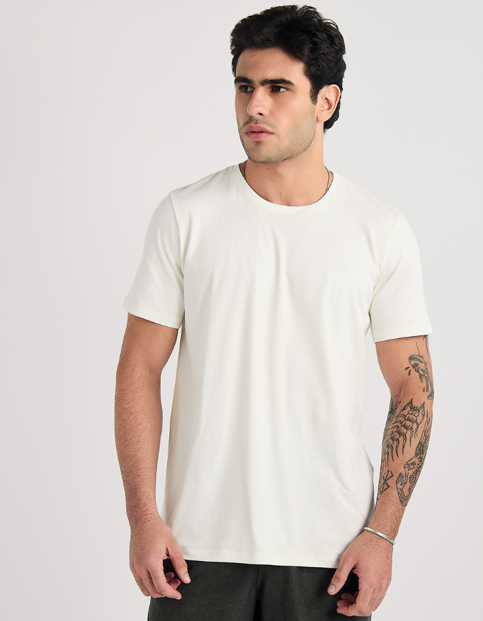 CAMISETA MANGA CURTA BASICA COTTON ALQUIMIA I