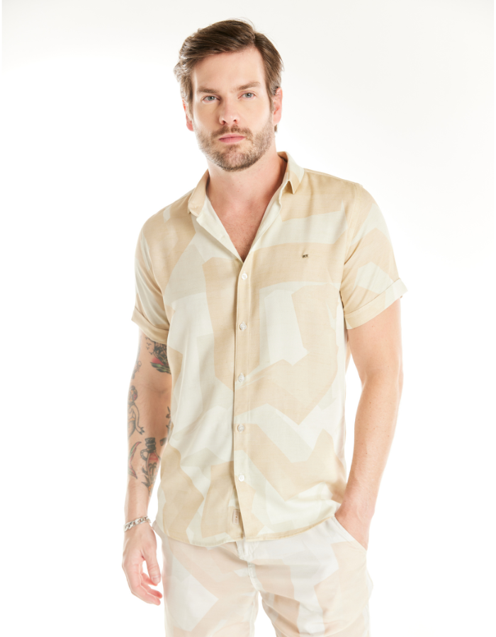 CAMISA DIF M/C ABSTRACT