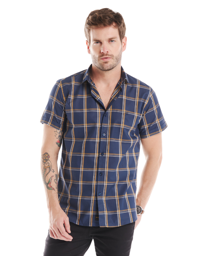 CAMISA DIF M/C XADREZ