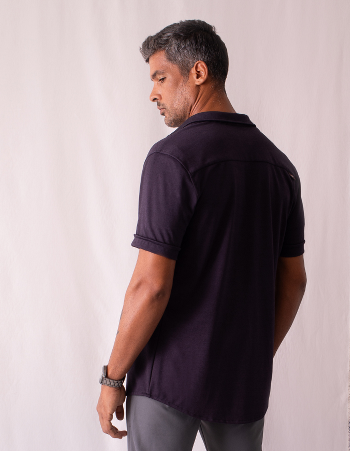 CAMISA MANGA CURTA DE MALHA OLIMPO GOLD