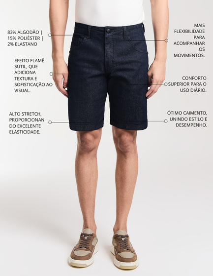BERMUDA JEANS BÁSICA