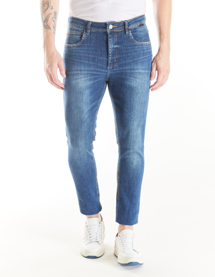 CALÇA JEANS SKINNY ESTONADO