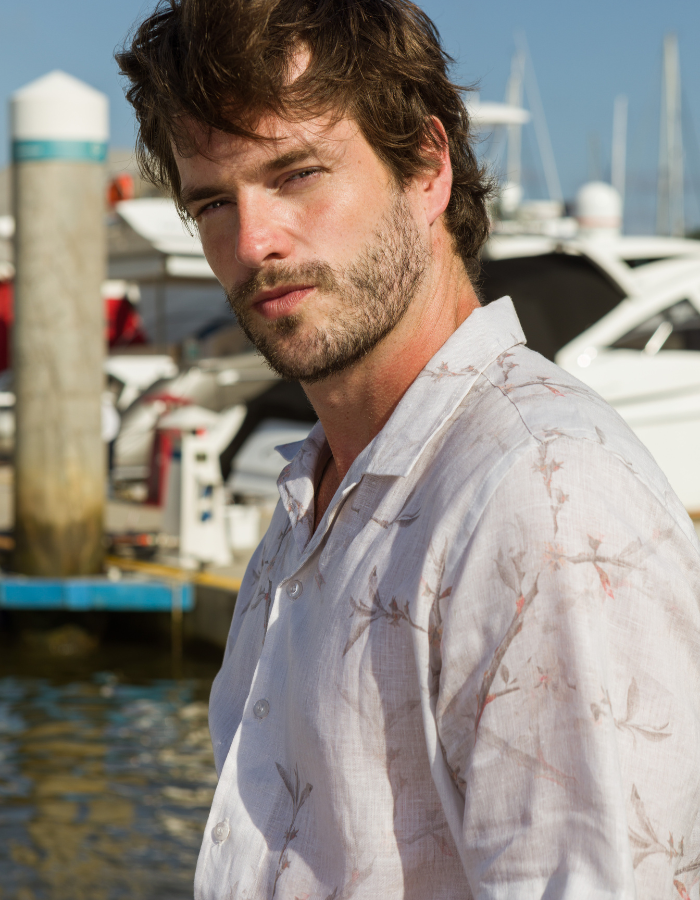 CAMISA DIF M/C HAWAI FLOWER