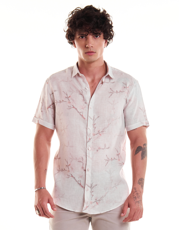 CAMISA DIF M/C LINHO LUPIN