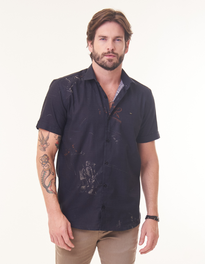 CAMISA DIF M/C ROCK