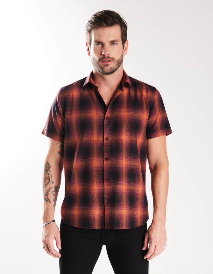 CAMISA DIF M/C XADREZ TINKER