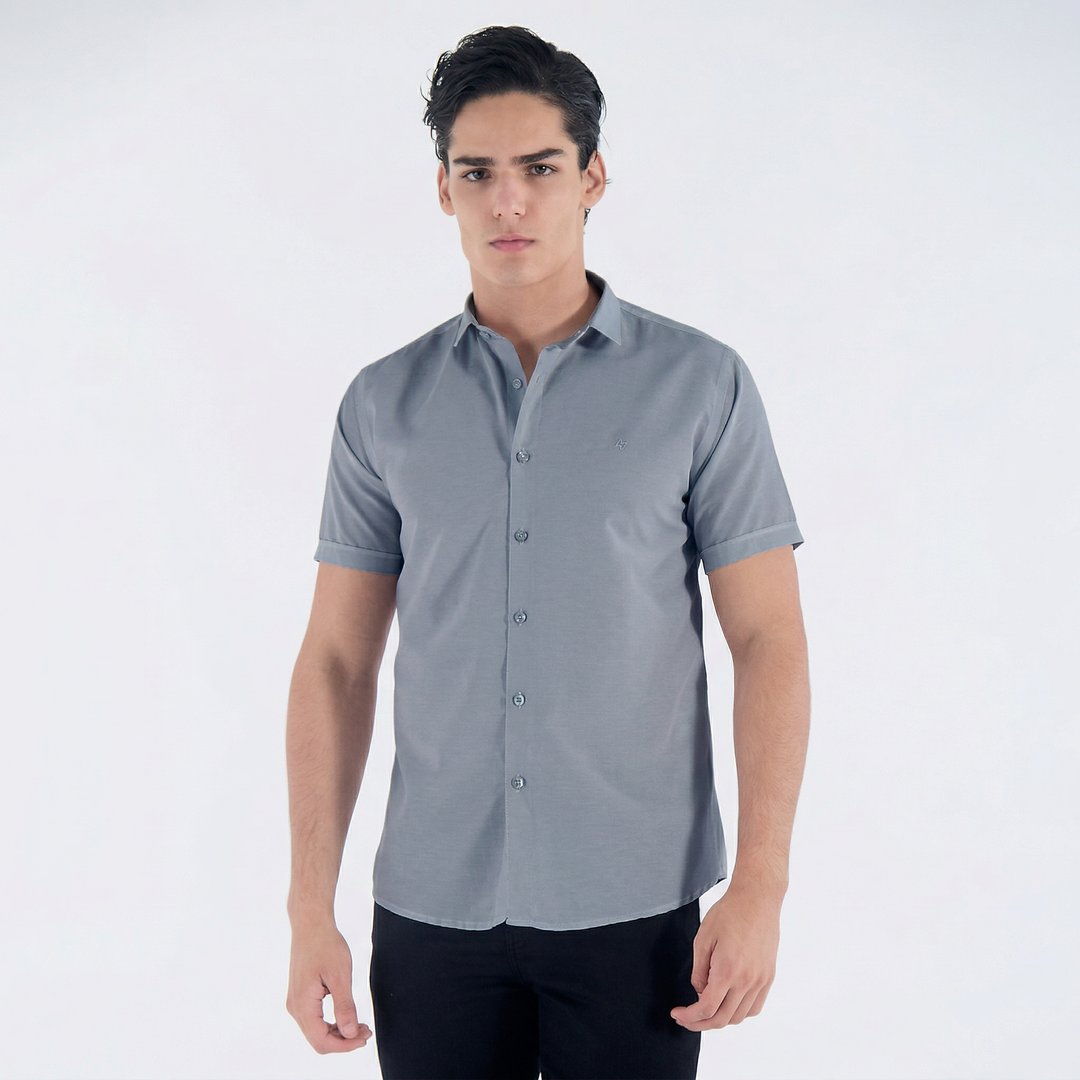 CAMISA DIF M/C BASIC LISA- PASSA FACIL