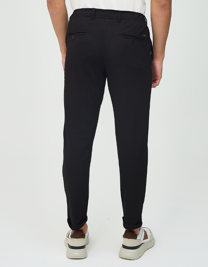 CALÇA DE MALHA ALFAIATARIA CÓS ELASTICO