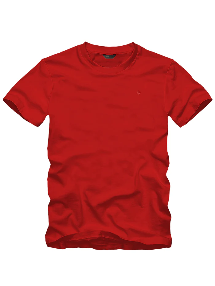 T-SHIRT BASIC COM BORDADO