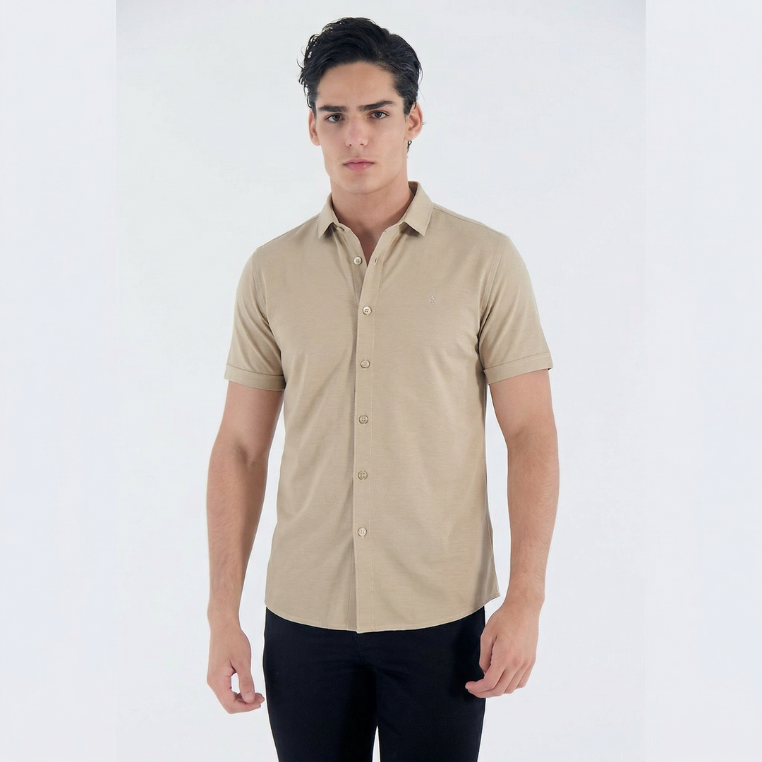 CAMISA DIF M/C BASIC LISA- PASSA FACIL