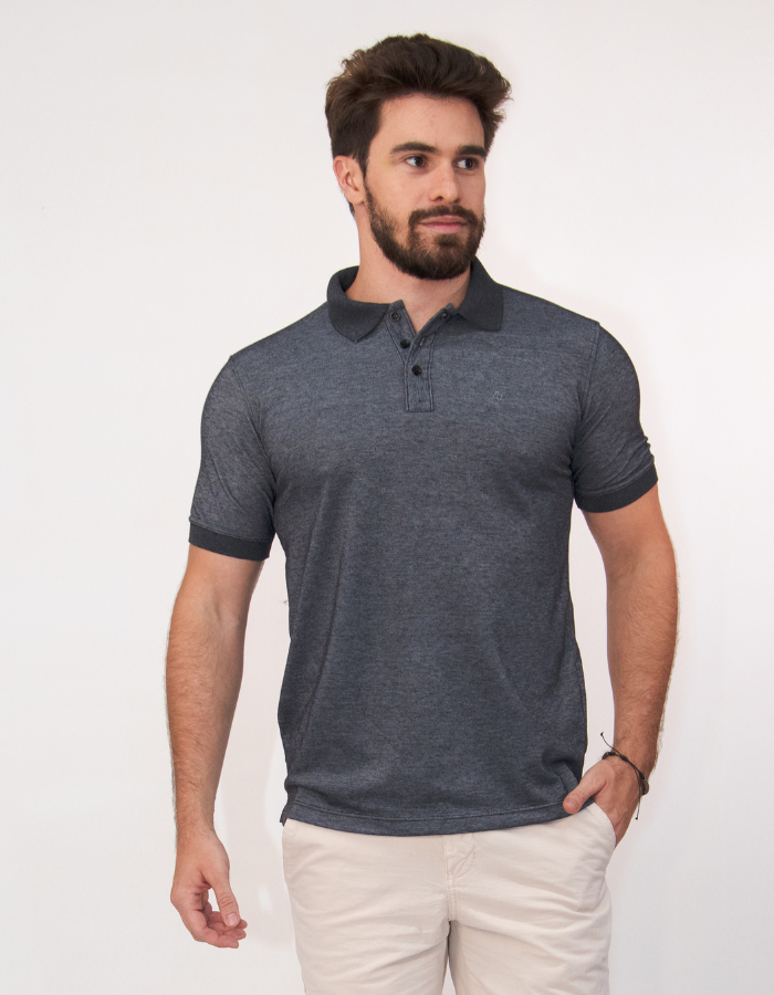 POLO BASIC PIQUET COM BORDADO