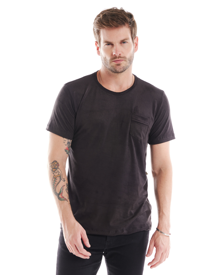 T-SHIRT DIFERENCIADA SUEDE