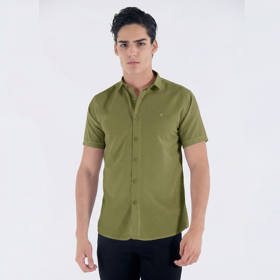 CAMISA DIF M/C BASIC LISA- PASSA FACIL