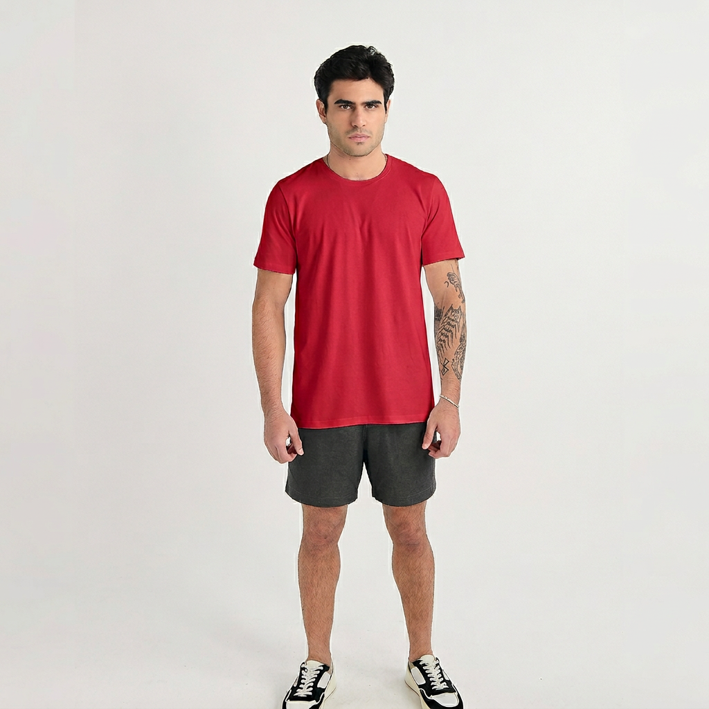 CAMISETA MANGA CURTA BASICA COTTON ALQUIMIA I